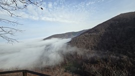 Leány-völgyi kilátó látképe