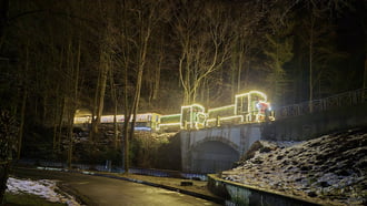 Mikulásvonat érkezik