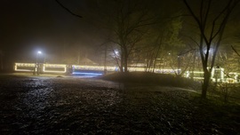 Fényvonat Puskaporosnál