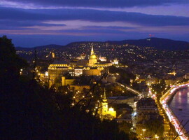 Borongós budai alkonyat 