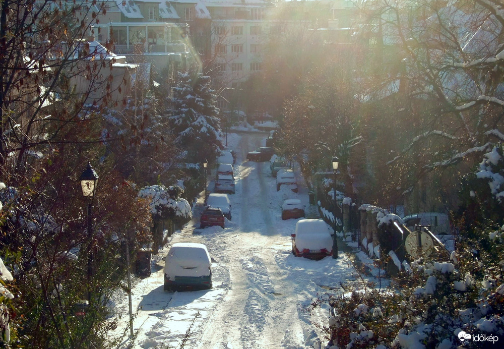 Budai utca télen 