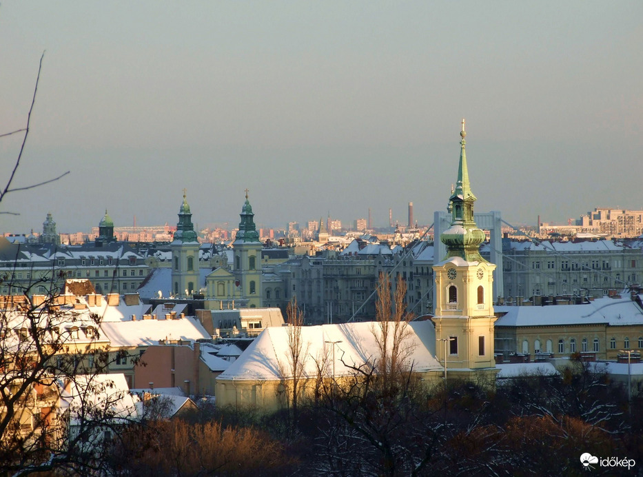 Havas, téli Budapest 