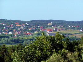 Kilátás az emlékműtől 