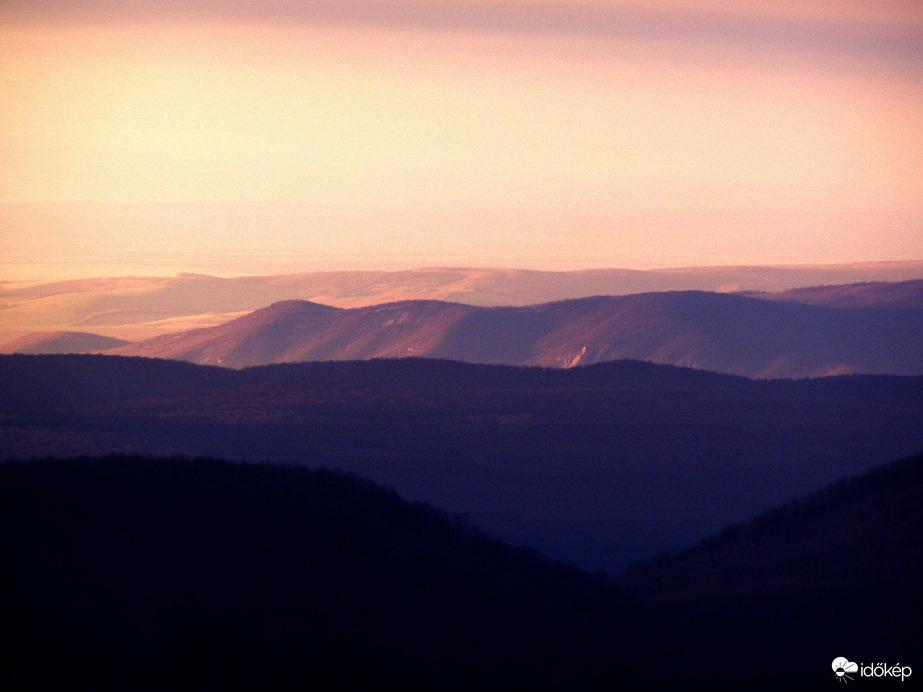 téli napnyugta