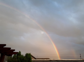 Duplaszivárvány Karcagon