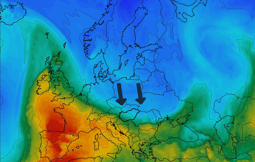 Időjárási grafikonok, térképek