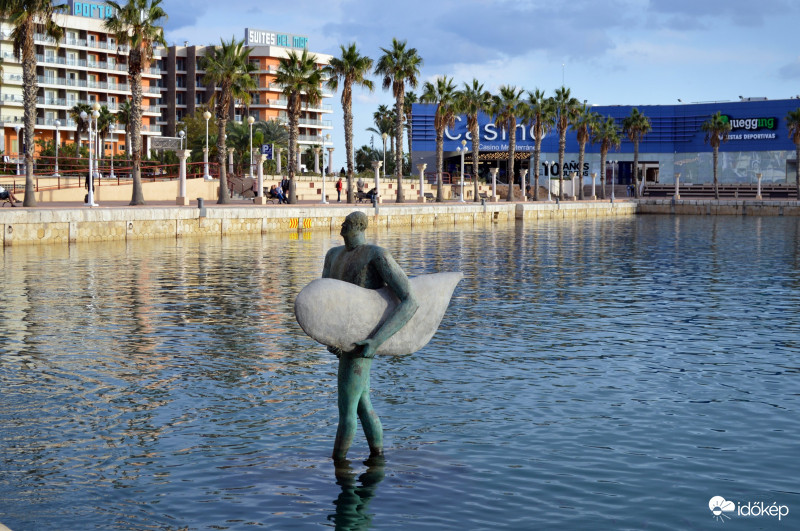 A vízen járó ember