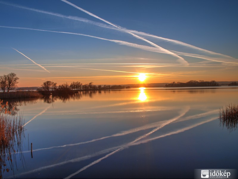 Kis-Balaton naplemente!