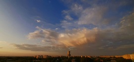 Szeged a napkeltében