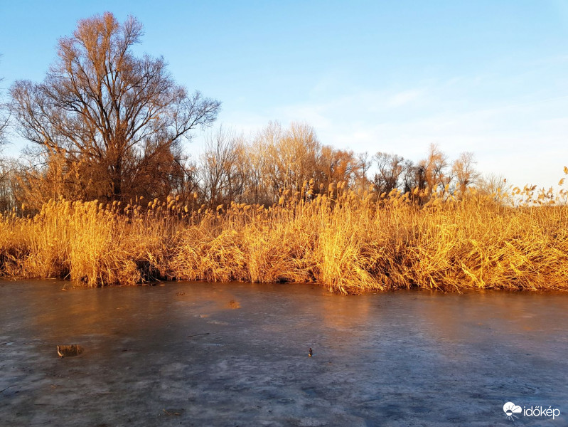 Befagyott Naplás-tó