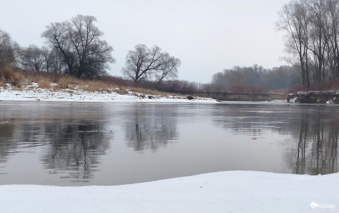 A Rába téli arca