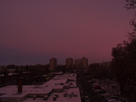 Téli napfelkelte...