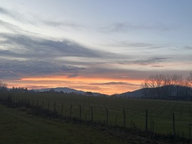 A lemenő nap szépsége 