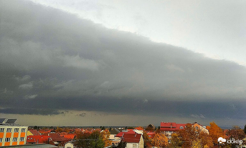 Intenzív zápor érkezése