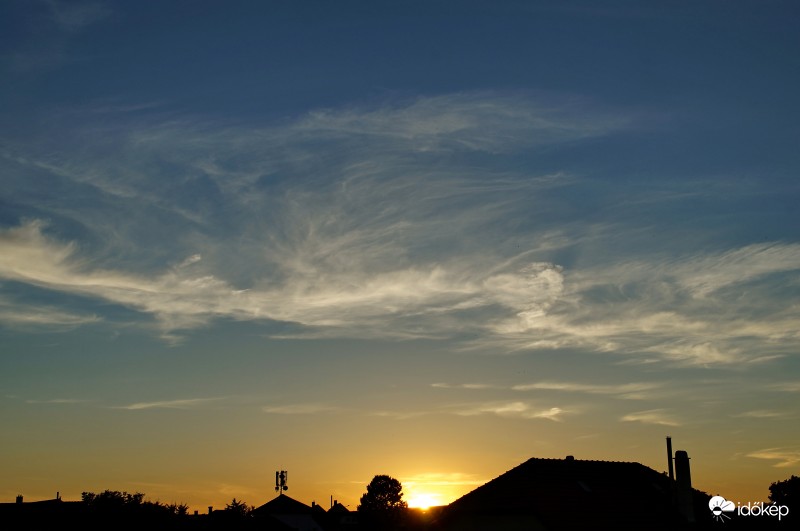 Szívecskés naplemente. :)