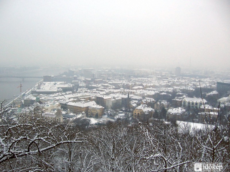 Budapest a Gellért-hegyről