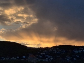 Naplemente csodás fényei