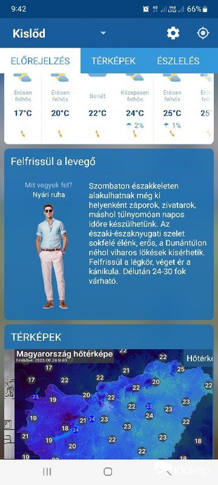 Észlelési fényképek