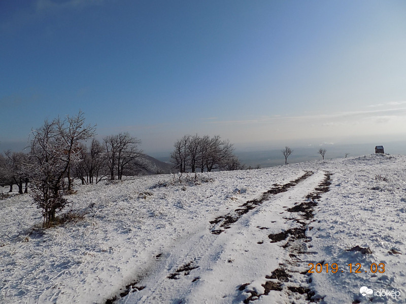 Mini jégkorszak a Mórocz-tetőn.