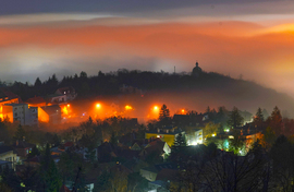 Hajnal felé félúton.