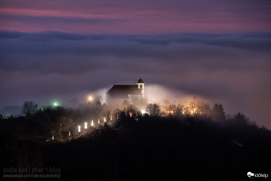 Pécs - ködös hajnal