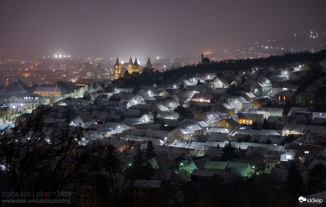 Pécs - havas háztetők