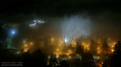 Pécs - ködös este