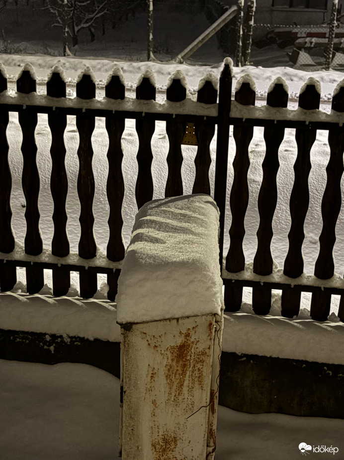 Egy kis hajnali hó mennyiség 