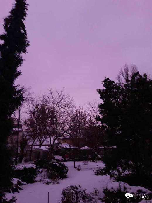 Ablakomból. Égi jel. Ideje...