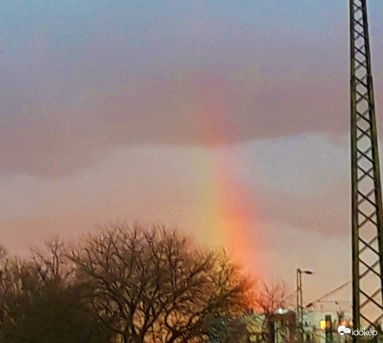 Jégeső, orkán, zivatar, majd szivárvány 3 percben