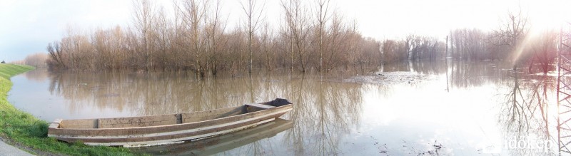 Áradás Mindszentnél