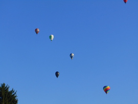 Ballonok Kaposvár környékén...