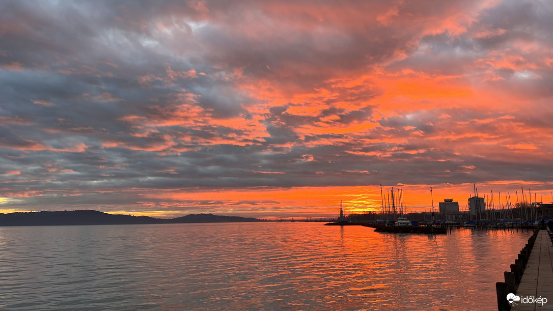 Balatonfüredi naplemente