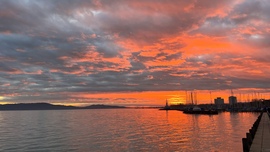 Balatonfüredi naplemente