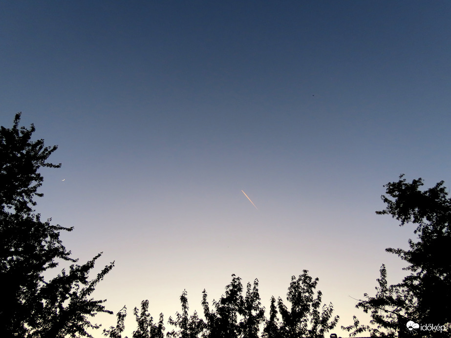 Naplemente idejére kitisztult az égbolt