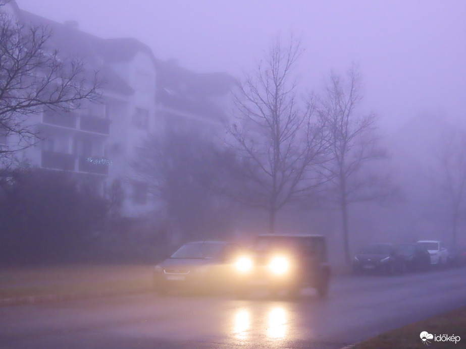 Ködös reggel Szombathelyen