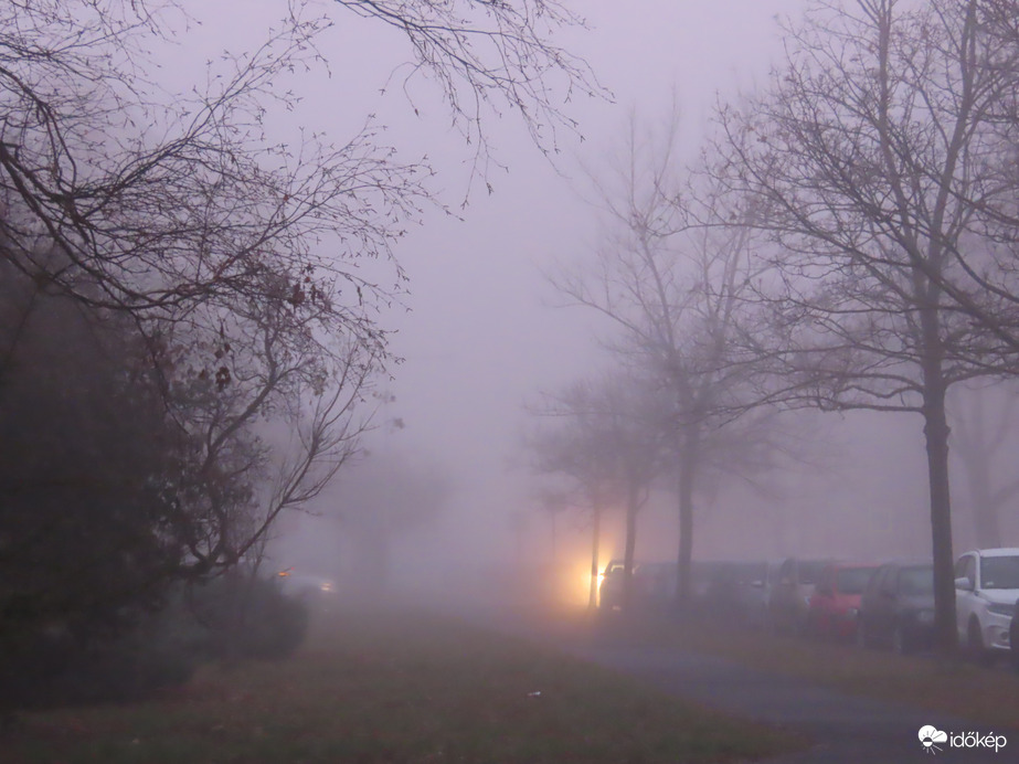 Ködös reggel Szombathelyen