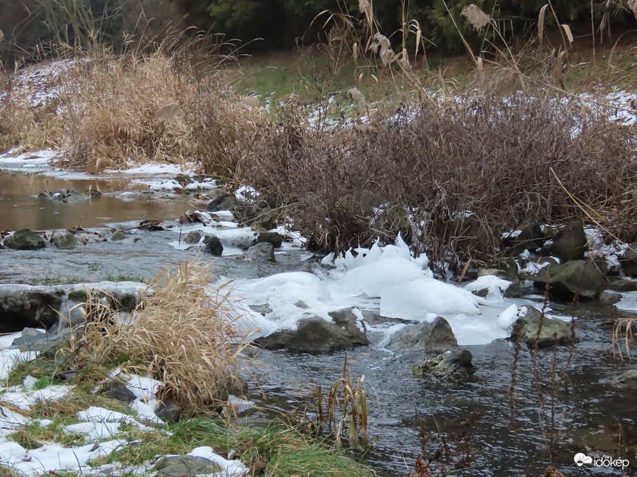 Jegesedés az Arany-patakon