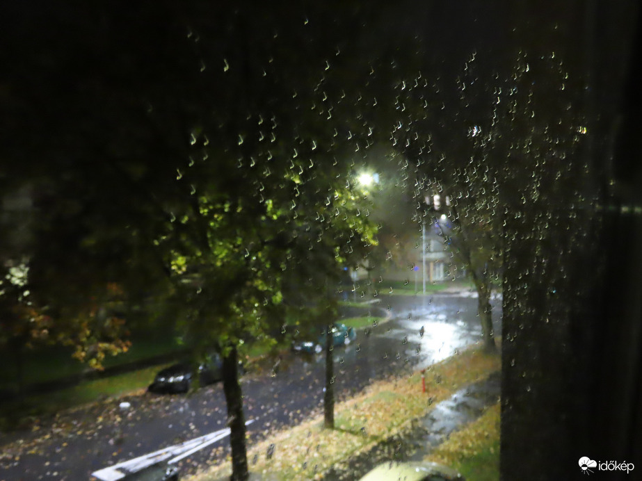 Az éjszakai eső kezdete