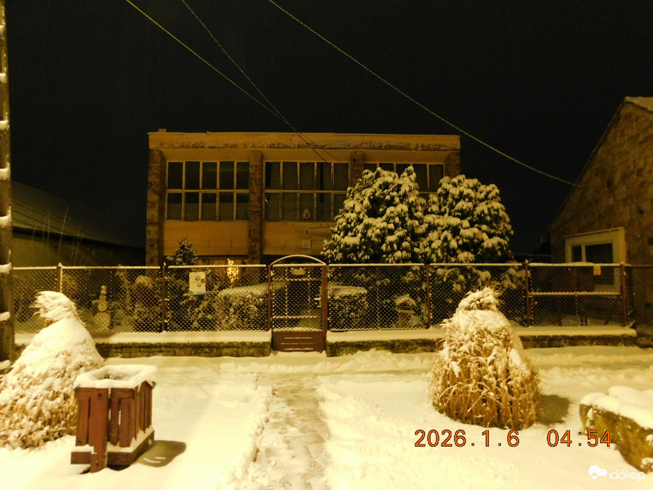2026. januári első nagy havazása, Feldebrőn.