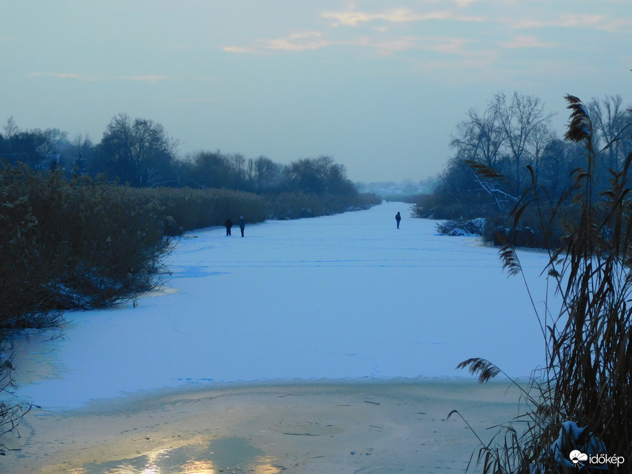 séta a jégen