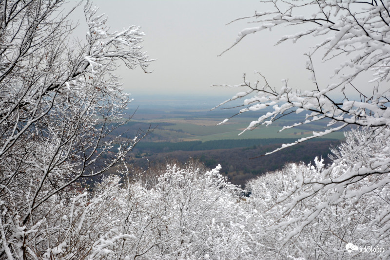 Látkép a Kőszegi-hegyről ma, 02.03-án