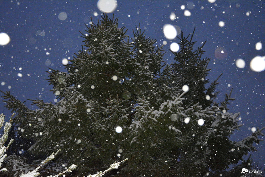 Intenzív havazás Szombathelyen 02.20.