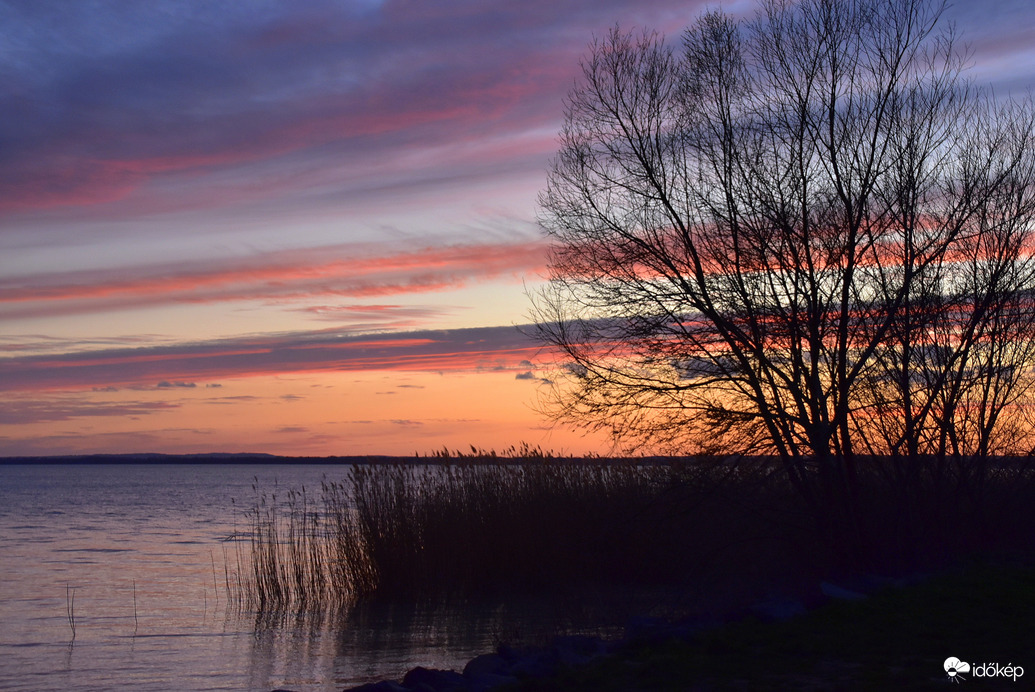 Naplemente a Balatonon 03.15.
