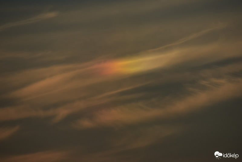 Jobb oldali melléknap naplemente idején Vonyarcon 06.04.