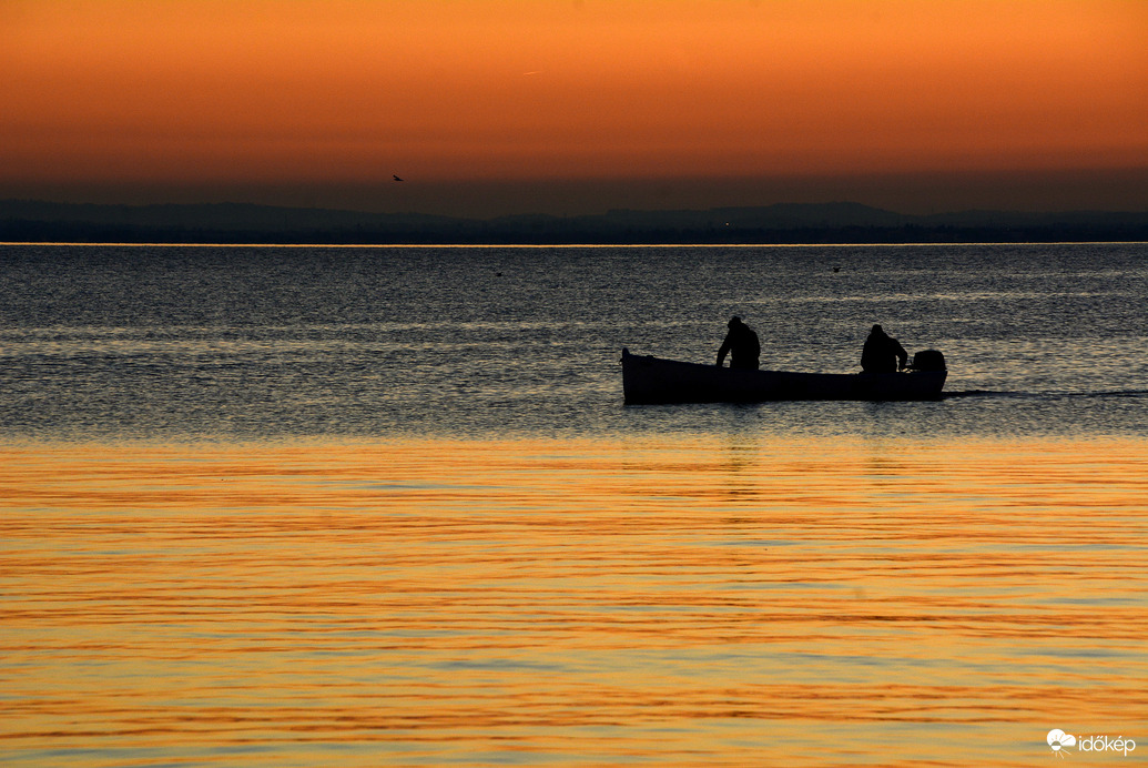 Naplemente utáni pillanatok a Garda-tónál 12.13.
