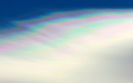 Irizáló lencsefelhők Szombathely felett 01.11.