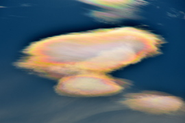 Irizáló lencsefelhők Szombathely felett 01.11.