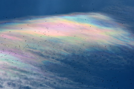 Irizáló felhők Szombathely felett 02.06.