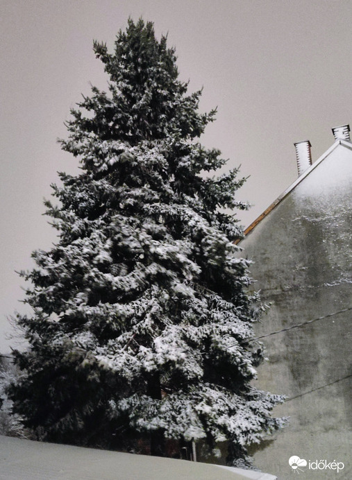 Intenzív hófúvás Szombathelyen 02.20.